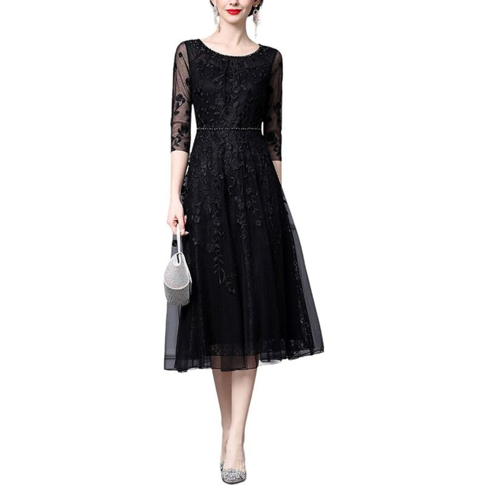 Anette Womens  Midi Dress